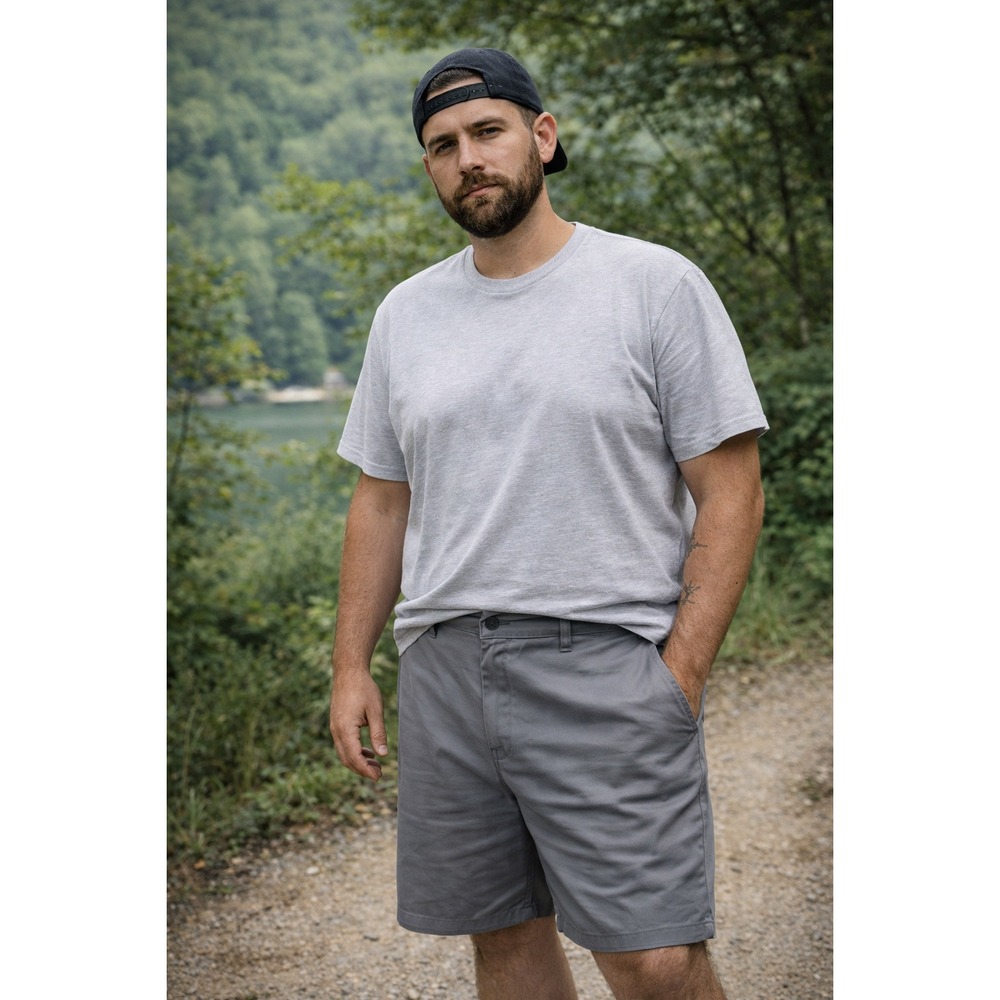 Lee Extreme Comfort Performance Series Chino Shorts Gray Utility Casual 44